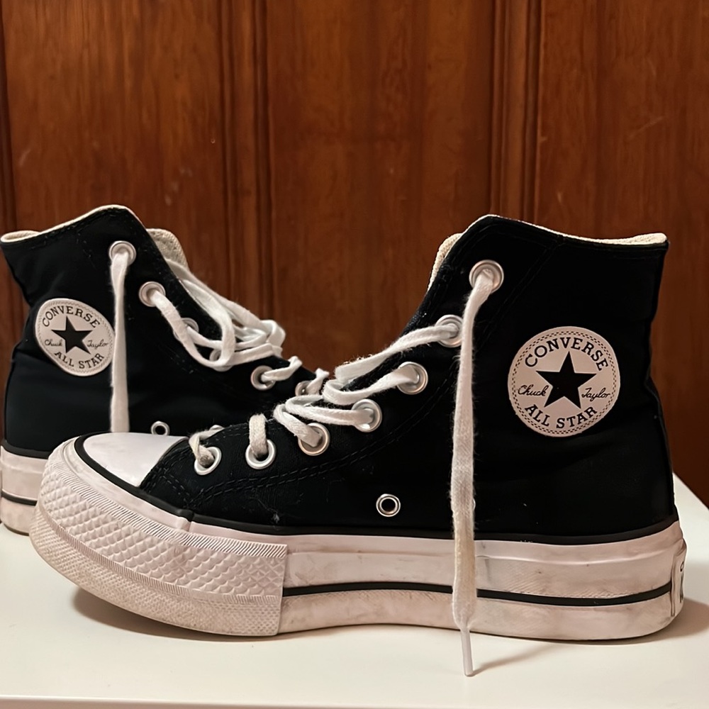 Black Platform Converse